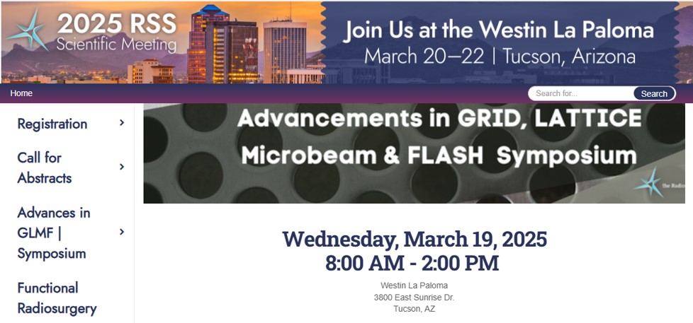 2025 RSS Annual meeting and SFRT Symposium